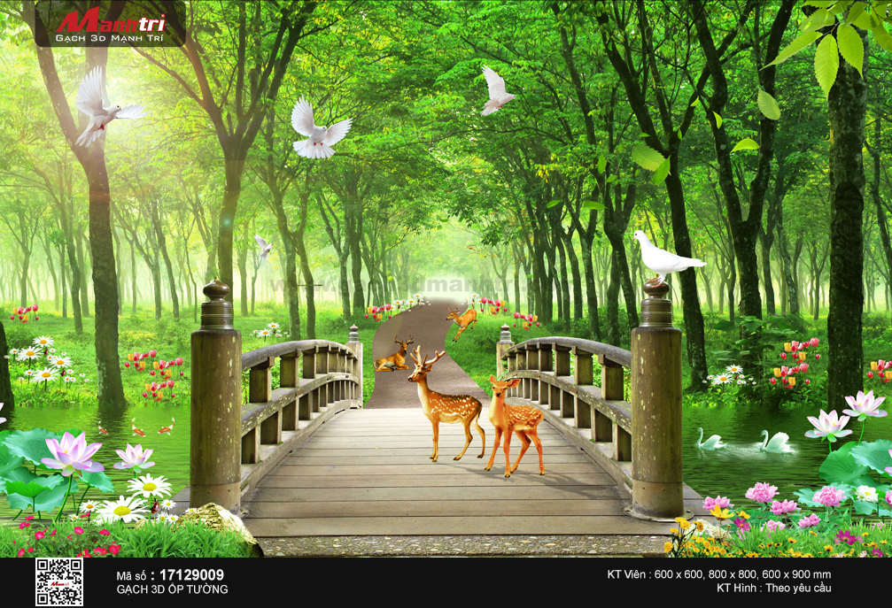 Cây cầu dẫn vào rừng xanh
